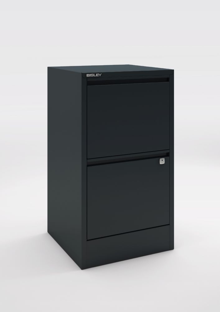 Produktbild Bisley Home Aktenschrank Home Filer 2 Schubladen 413 x 672 mm anthrazit bild 2