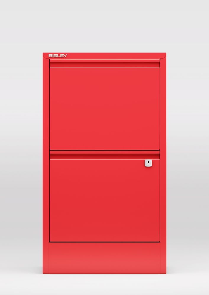 Produktbild Bisley Home Aktenschrank Home Filer 2 Schubladen 672 x 413 mm kardinalrot bild 1