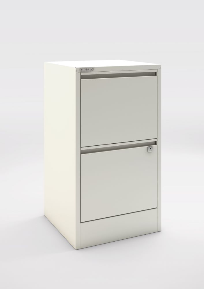 Produktbild Bisley Home Aktenschrank Home Filer 2 Schubladen 672 x 413 mm verkehrsweiß bild 2