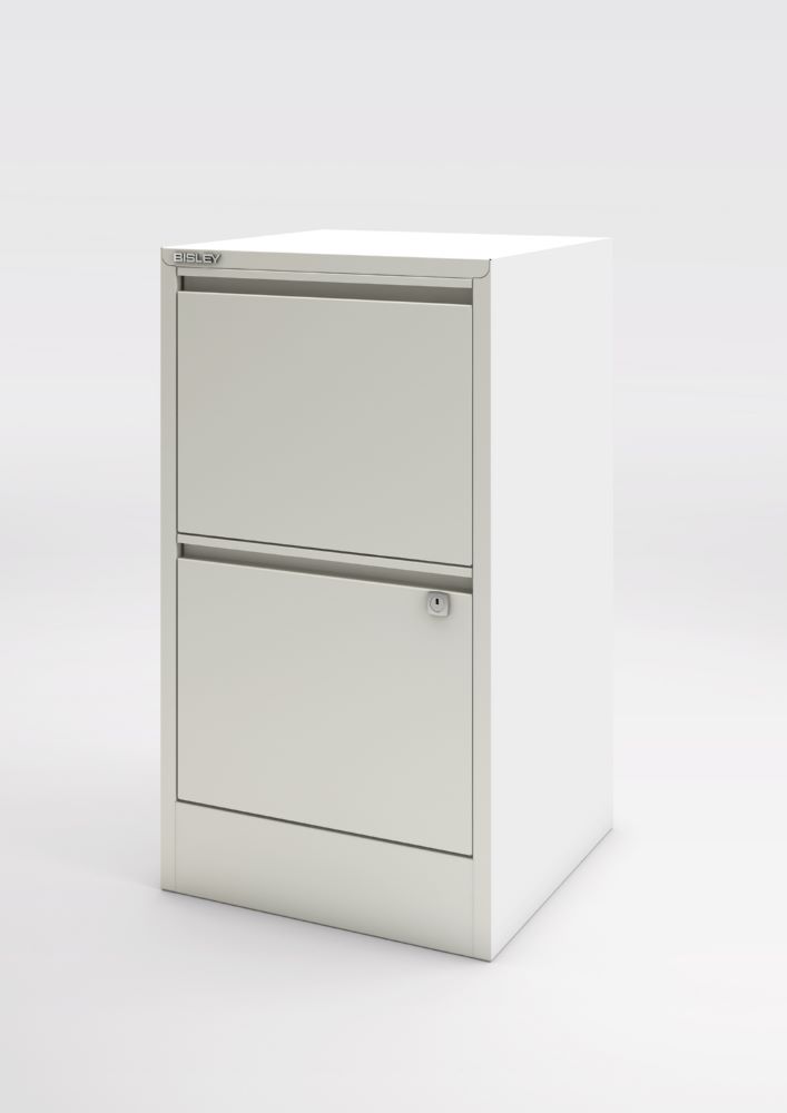 Produktbild Bisley Home Aktenschrank Home Filer 2 Schubladen 672 x 413 mm verkehrsweiß bild 3