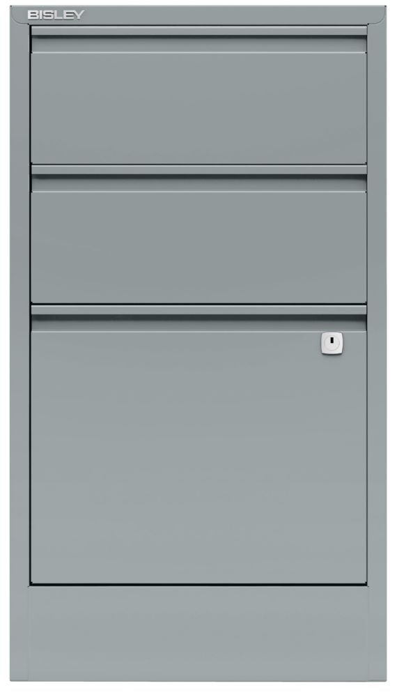 Produktbild Bisley Home Aktenschrank Home Filer 3 Schubladen B 413 x H 672 mm silber