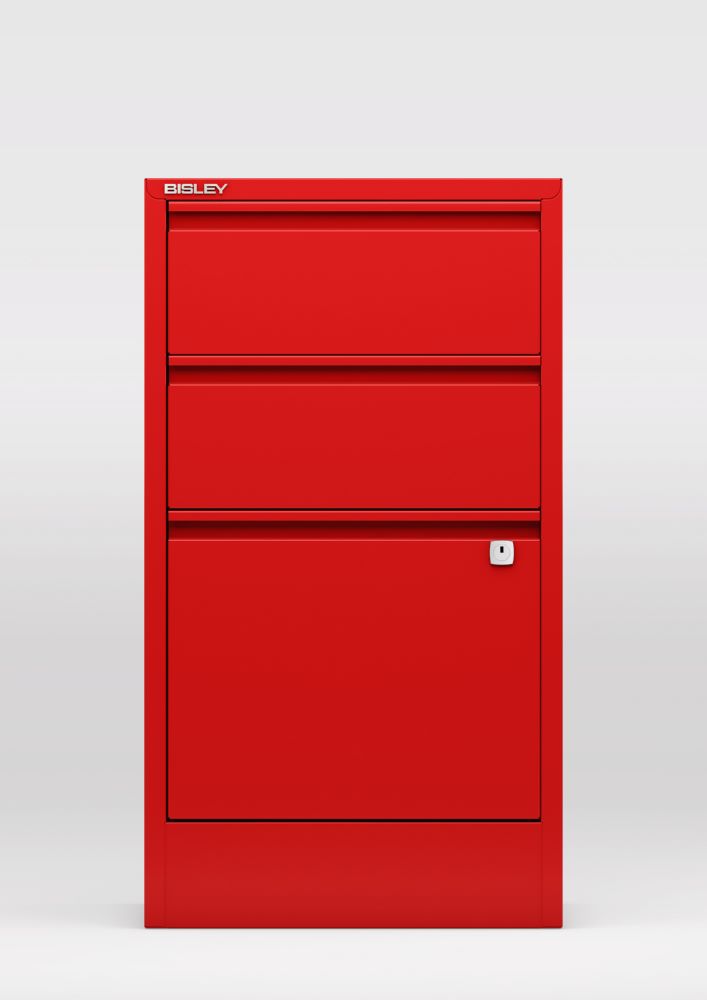 Produktbild Bisley Home Aktenschrank Home Filer 3 Schubladen H 672 mm kardinalrot bild 1