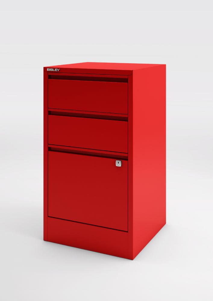 Produktbild Bisley Home Aktenschrank Home Filer 3 Schubladen H 672 mm kardinalrot bild 3