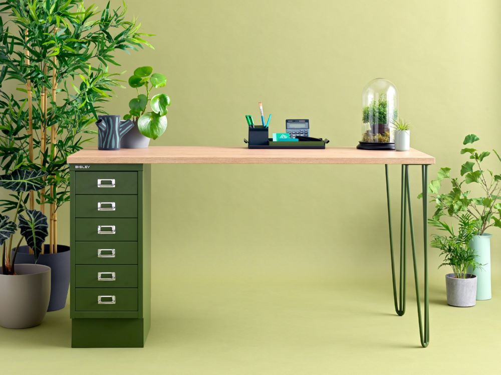 Produktbild Bisley Home Home MultiDesk 1 MultiDrawer 10 Schüben 1 MultiDrawer 8 Schüben Farbe Blau