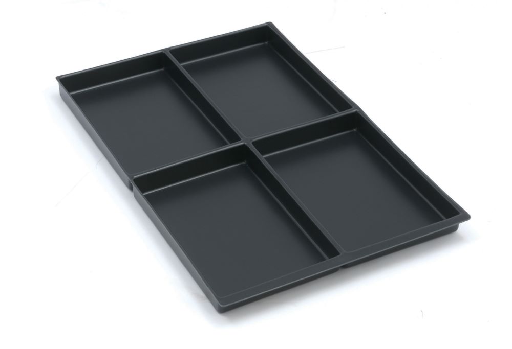 Produktbild Bisley Home MultiDrawer Schubladeneinsatz A4 4 Fächer H 22 mm bild 2