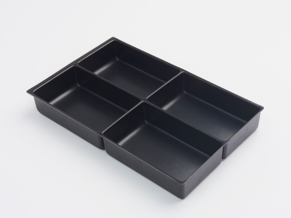 Produktbild Bisley Home MultiDrawer Schubladeneinsatz A4 mit 4 Fächer H 51 mm