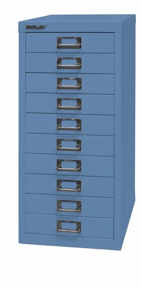Produktbild Bisley Home Schubladenschrank 29er Serie mit 10 Schubladen H 590 mm blau bild 3