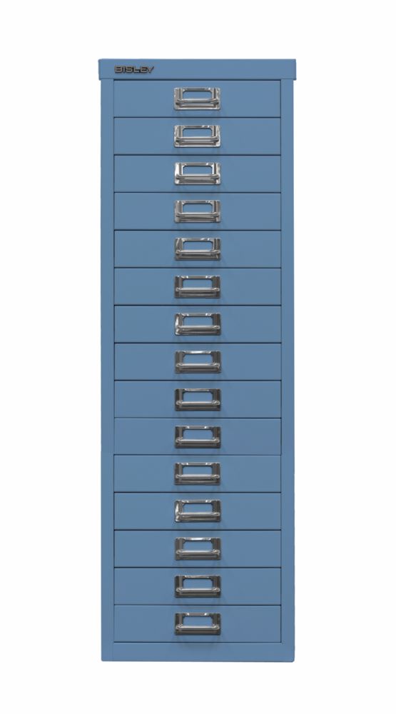Produktbild Bisley Home Schubladenschrank 39er Serie 15 Schubladen H 860 mm blau