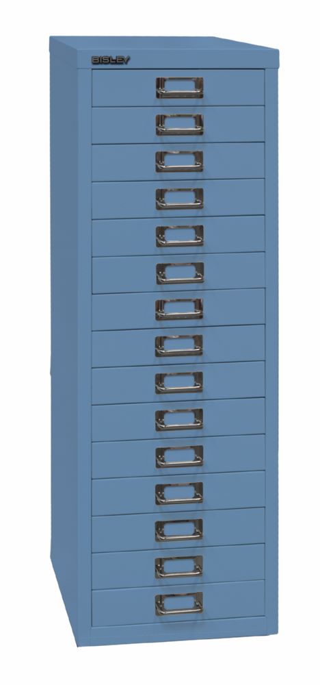 Produktbild Bisley Home Schubladenschrank 39er Serie 15 Schubladen H 860 mm blau bild 2