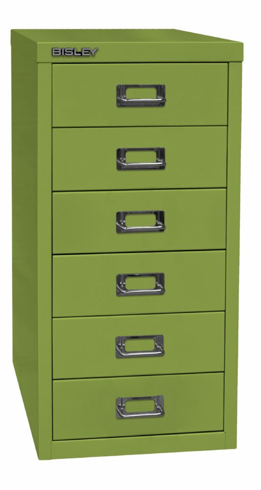Produktbild Bisley Home Schubladenschrank 29er Serie 6 Schubladen H 590 mm grün bild 2