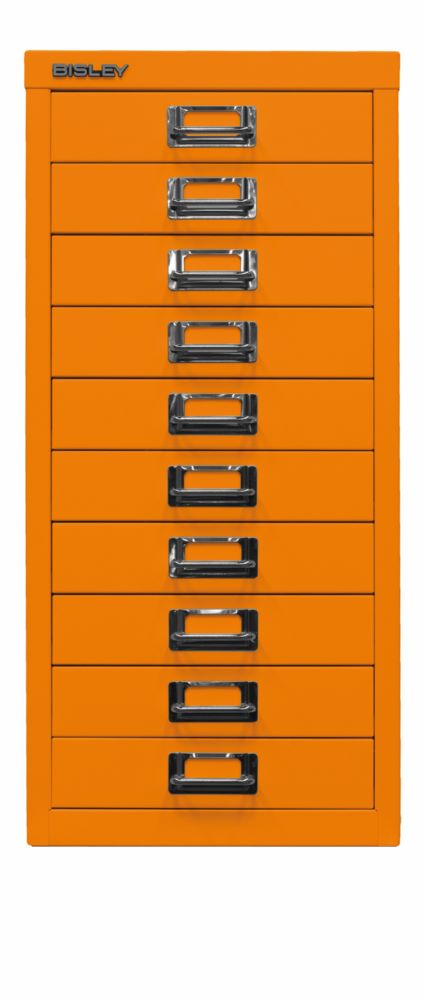 Produktbild Bisley Home Schubladenschrank 29er Serie DIN A4 10 Schubladen H 590 mm orange