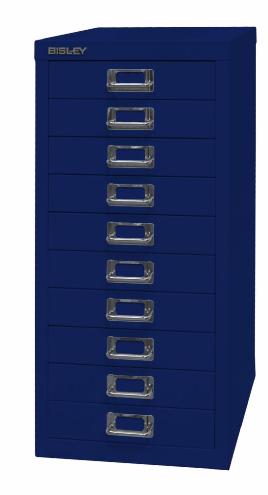 Produktbild Bisley Home Schubladenschrank 29er Serie mit 10 Schubladen H 590 mm oxfordblau bild 3