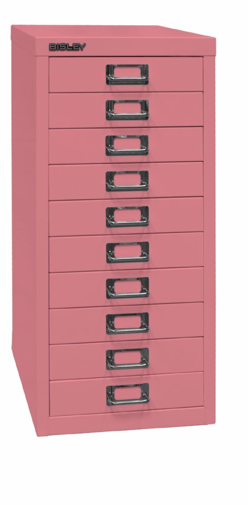 Produktbild Bisley Home Schubladenschrank 29er Serie DIN A4 mit 10 Schubladen in pink bild 2