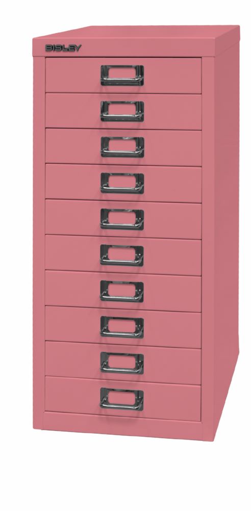 Produktbild Bisley Home Schubladenschrank 29er Serie DIN A4 mit 10 Schubladen in pink bild 3