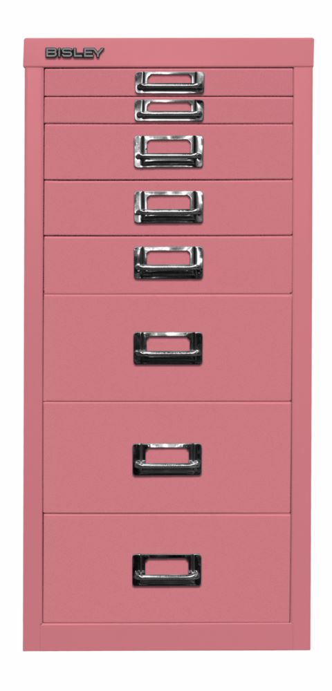 Produktbild Bisley Home 8 fach Schubladenschrank 29er Serie 279 x 380 x 590 mm pink