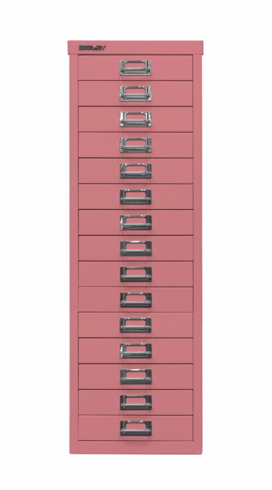 Produktbild Bisley Home Schubladenschrank 39er Serie 15 Schubladen H 860 mm pink