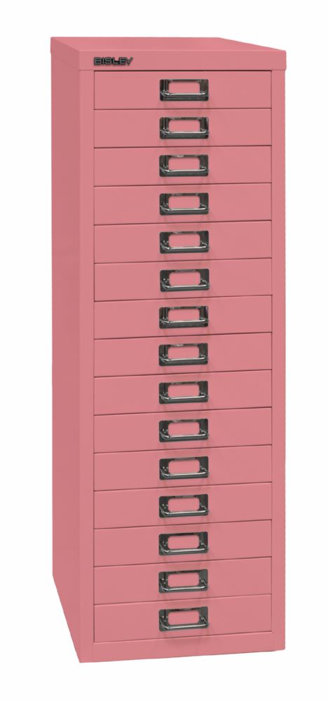 Produktbild Bisley Home Schubladenschrank 39er Serie 15 Schubladen H 860 mm pink bild 2