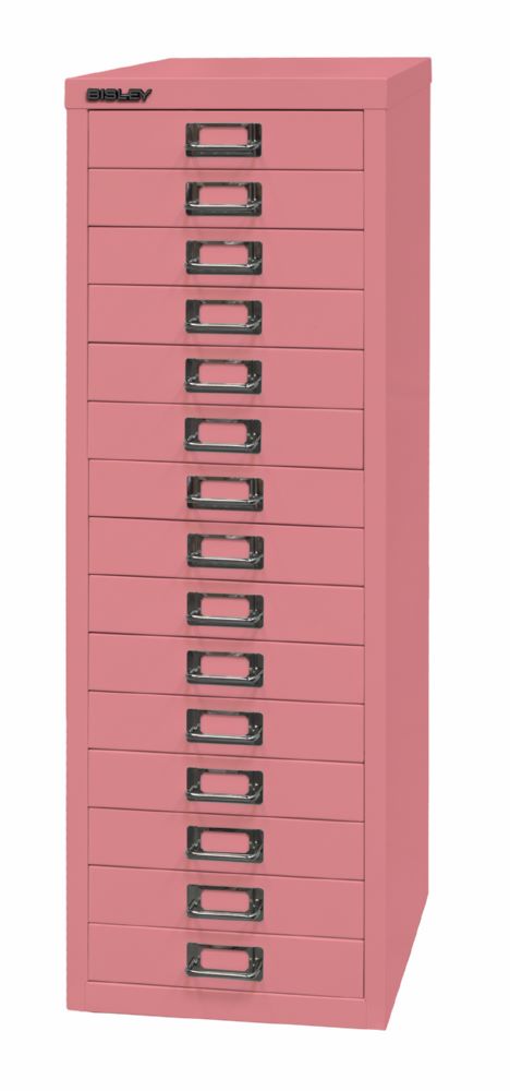 Produktbild Bisley Home Schubladenschrank 39er Serie 15 Schubladen H 860 mm pink bild 3