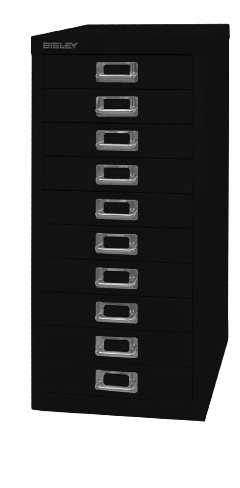 Produktbild Bisley Home Schubladenschrank 29er Serie mit 10 Schubladen H 590 mm schwarz bild 2