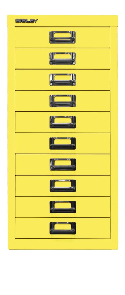 Produktbild Bisley Home Schubladenschrank 29er Serie mit 10 Schubladen H 590 mm zinkgelb