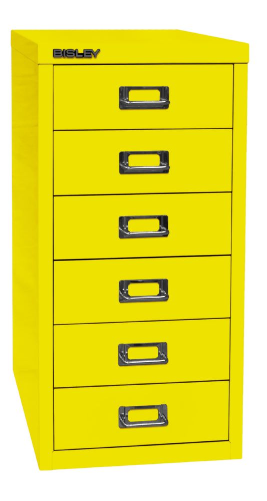 Produktbild Bisley Home Schubladenschrank 29er Serie 6 Schubladen H 590 mm zinkgelb bild 2