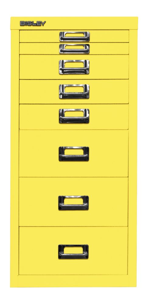Produktbild Bisley Home 8 fach Schubladenschrank 29er Serie H 590 mm gelb