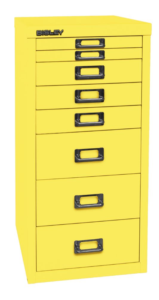 Produktbild Bisley Home 8 fach Schubladenschrank 29er Serie H 590 mm gelb bild 2