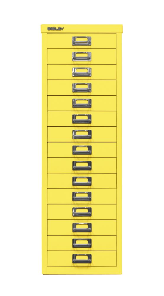 Produktbild Bisley Home Schubladenschrank 39er Serie 15 Schubladen H 860 mm zinkgelb