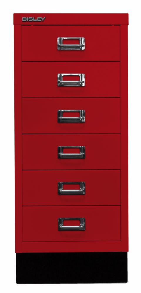 Produktbild Bisley Home Schubladenschrank 29er Serie mit Sockel H 670 mm kardinalrot