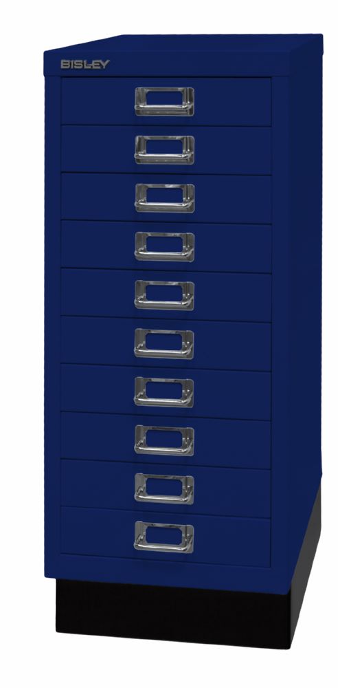 Produktbild Bisley Home Schubladenschrank 29er Serie mit Sockel 10 Schubladen oxfordblau bild 3