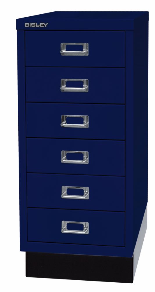 Produktbild Bisley Home Schubladenschrank 29er Serie mit Sockel 279 x 670 mm oxfordblau bild 3