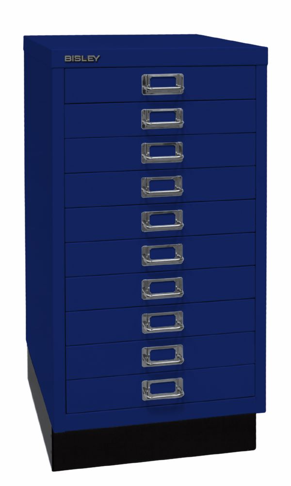 Produktbild Bisley Home Schubladenschrank 29er Serie Sockel 10 Schubladen oxfordblau bild 2