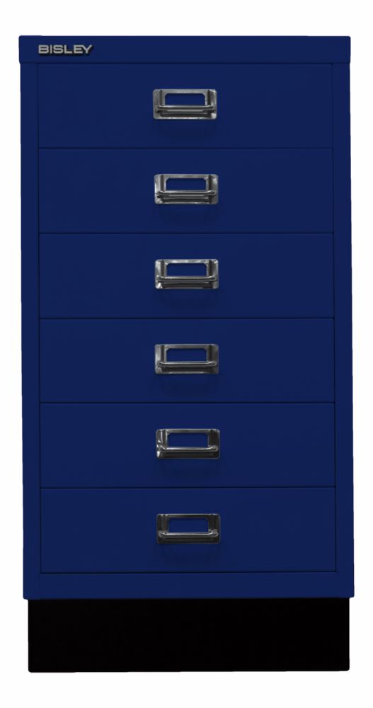 Produktbild Bisley Home 6 fach Schubladenschrank 29er Serie mit Sockel B 349 mm oxfordblau bild 1