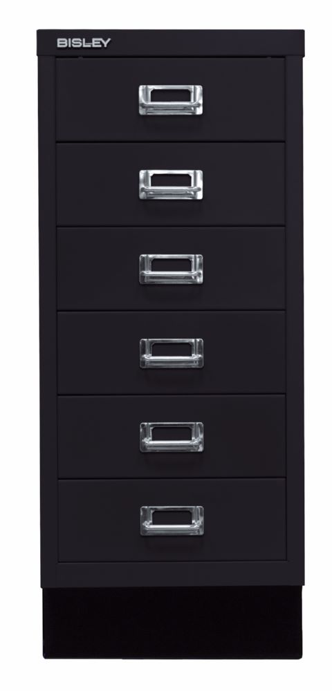 Produktbild Bisley Home Schubladenschrank 29er Serie mit Sockel 279 x 670 mm schwarz