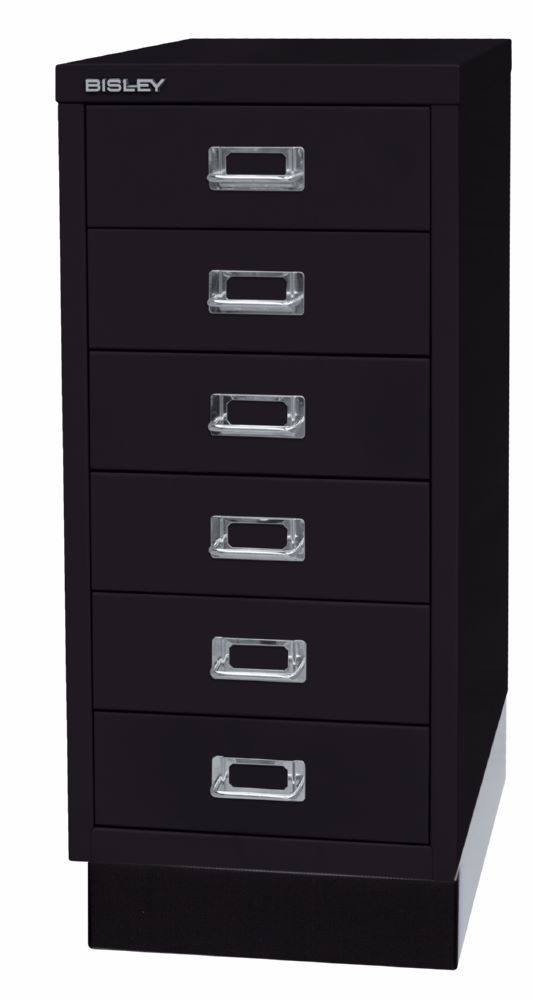 Produktbild Bisley Home Schubladenschrank 29er Serie mit Sockel 279 x 670 mm schwarz bild 3