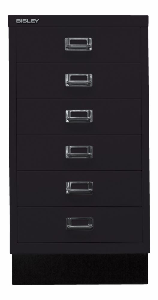 Produktbild Bisley Home 6 fach Schubladenschrank 29er Serie mit Sockel B 349 mm schwarz