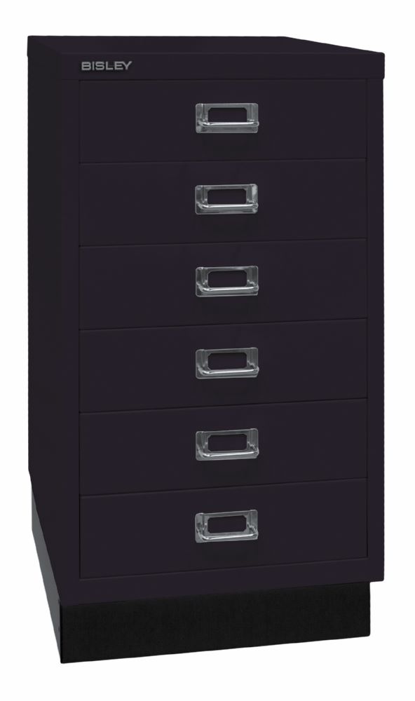 Produktbild Bisley Home 6 fach Schubladenschrank 29er Serie mit Sockel B 349 mm schwarz bild 2