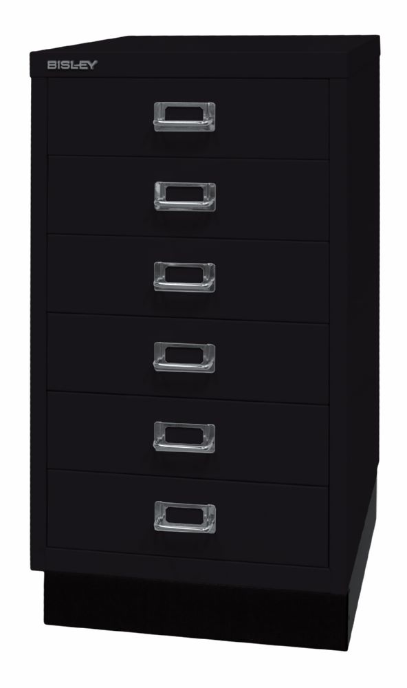 Produktbild Bisley Home 6 fach Schubladenschrank 29er Serie mit Sockel B 349 mm schwarz bild 3