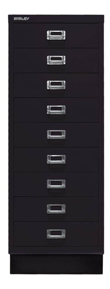 Produktbild Bisley Home 9 fach Schubladenschrank 39er Serie mit Sockel H 940 mm schwarz