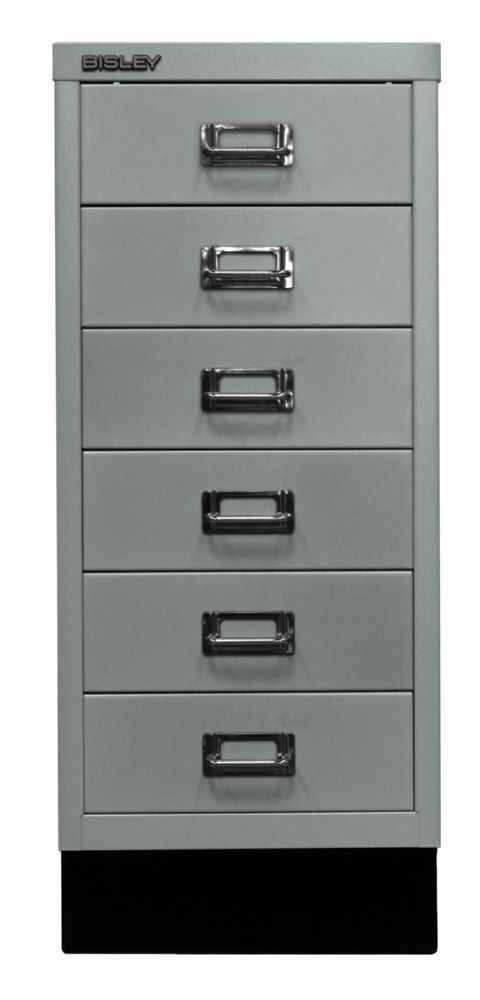 Produktbild Bisley Home Schubladenschrank 29er Serie mit Sockel 279 x 670 mm silber