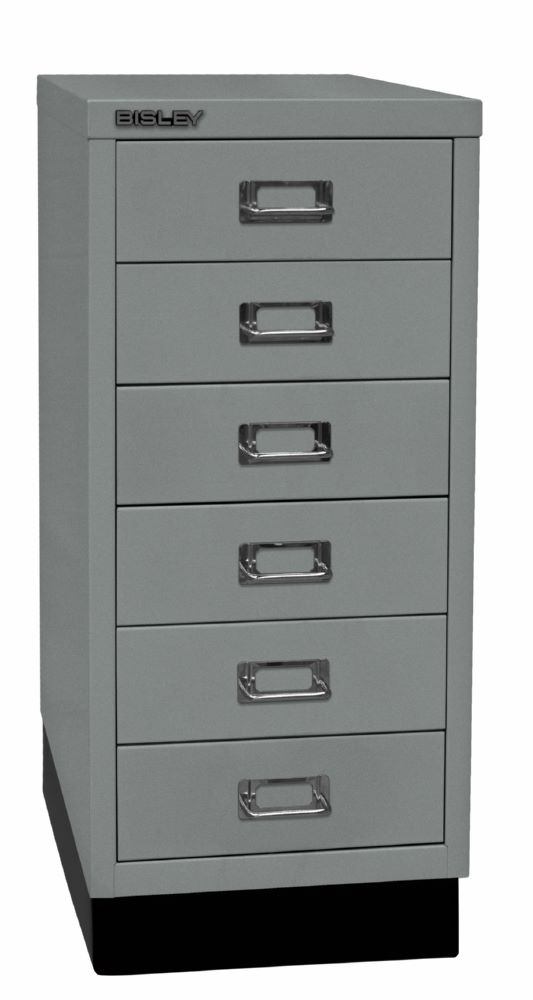 Produktbild Bisley Home Schubladenschrank 29er Serie mit Sockel 279 x 670 mm silber bild 2