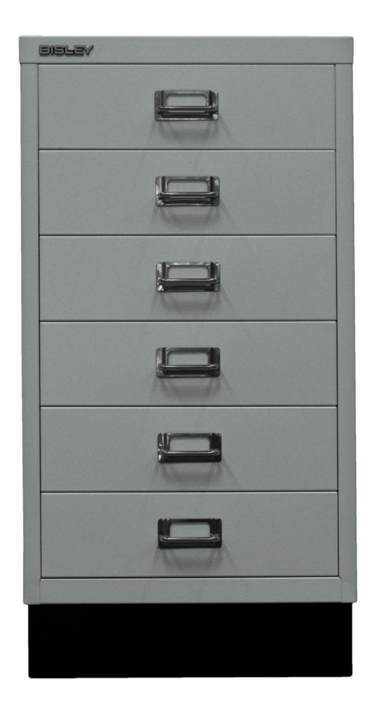 Produktbild Bisley Home 6 fach Schubladenschrank 29er Serie mit Sockel B 349 mm silber