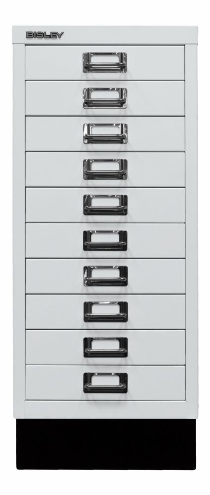 Produktbild Bisley Home Schubladenschrank 29er Serie mit Sockel 10 Schubladen weiß