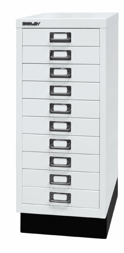 Produktbild Bisley Home Schubladenschrank 29er Serie mit Sockel 10 Schubladen weiß bild 3