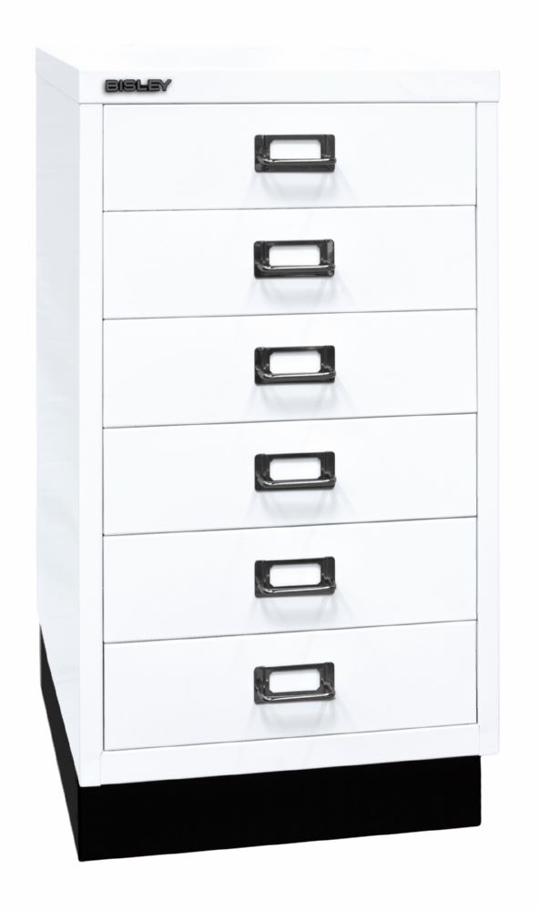 Produktbild Bisley Home 6 fach Schubladenschrank 29er Serie mit Sockel B 349 mm verkehrsweiß bild 2