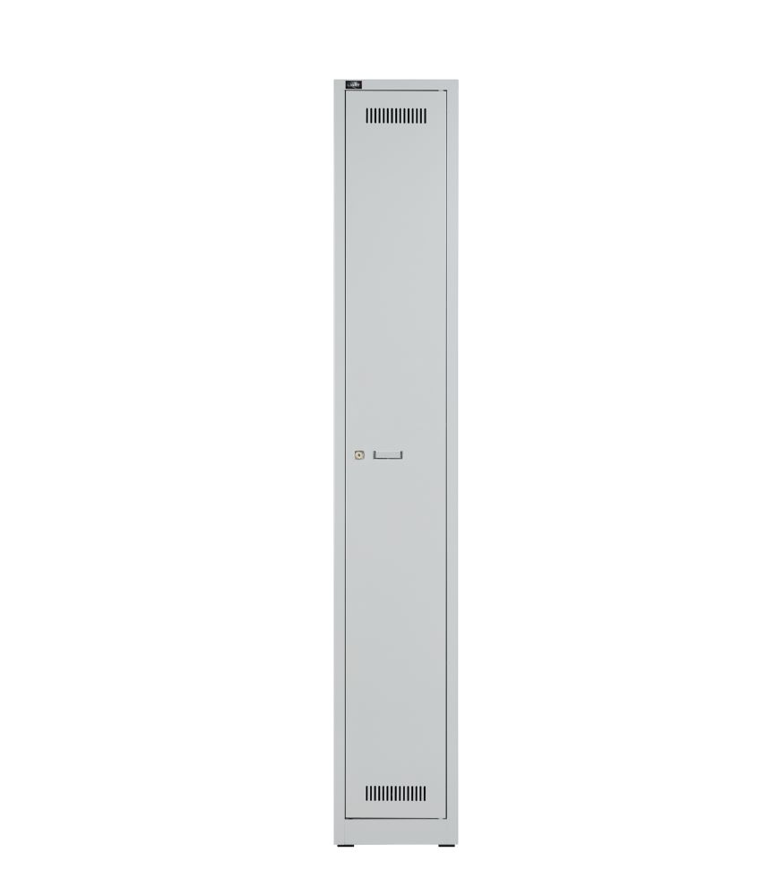 Produktbild Bisley Light Light Garderobenschrank 1 Abteil B 300 x H 1850 T 500 mm Farbe lichtgrau