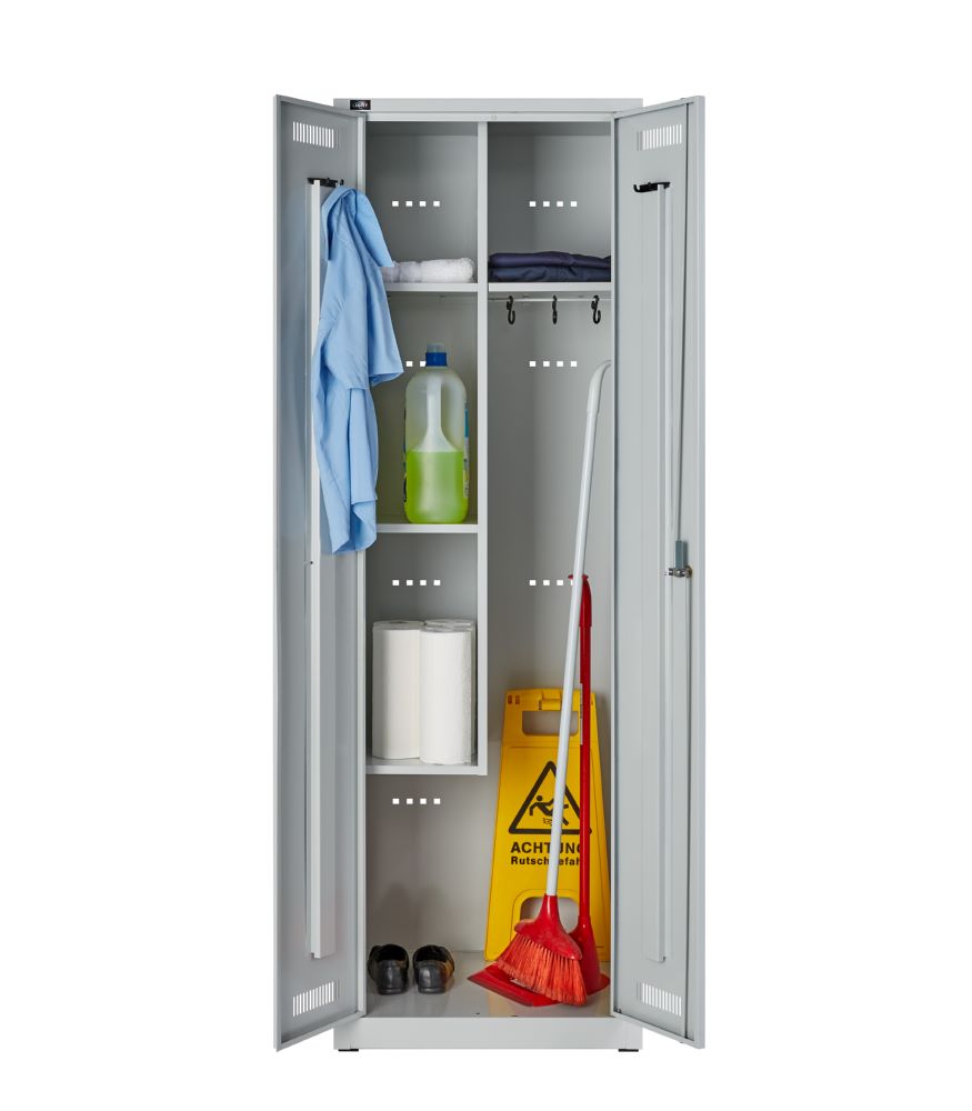 Produktbild Bisley Light Light Garderobenschrank Allzweckschrank Farbe lichtgrau H1850 x B600 x T500 mm