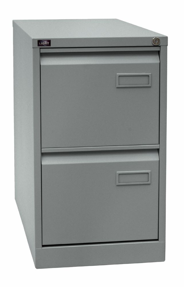 Produktbild Bisley Light Light Hängeregistraturschrank einbahnig DIN A4 2 HR-Schubladen Farbe silber bild 3