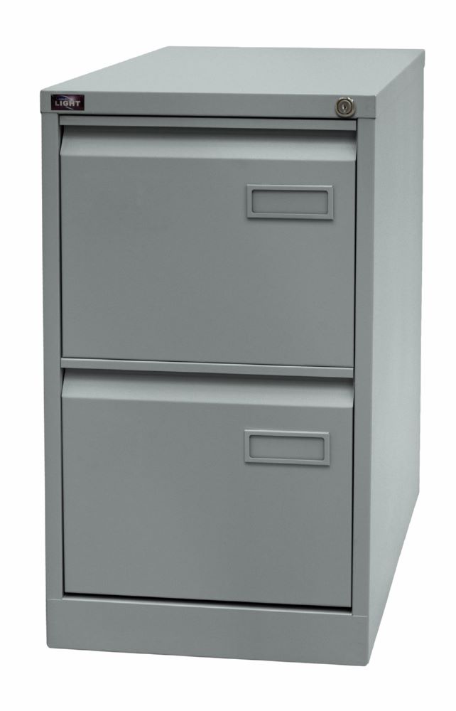 Produktbild Bisley Light Light Hängeregistraturschrank einbahnig DIN A4 2 HR-Schubladen Farbe silber bild 4