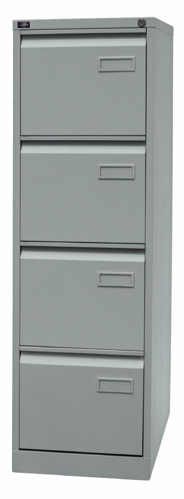 Produktbild Bisley Light Light Hängeregistraturschrank einbahnig DIN A4 4 HR-Schubladen Farbe silber bild 4